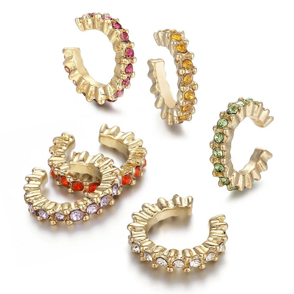Pearl clip earrings with ear cartilage clips