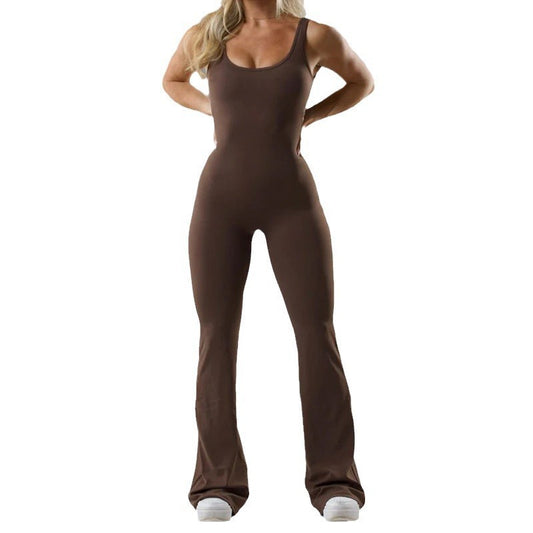 tight yoga jumpsuit