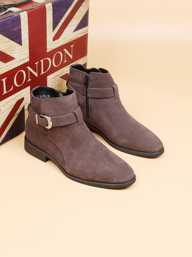 Genuine leather high-top men's boots, Martin boots