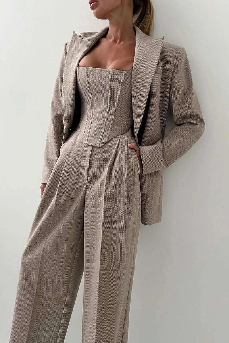 Women's Elegant Three-Piece Suit
