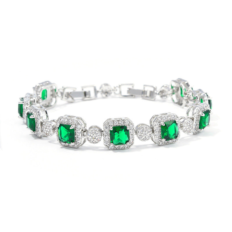 Adjustable full diamond bracelet for women