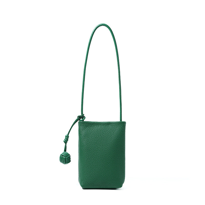 Women's Genuine Leather Crossbody Phone Bag
