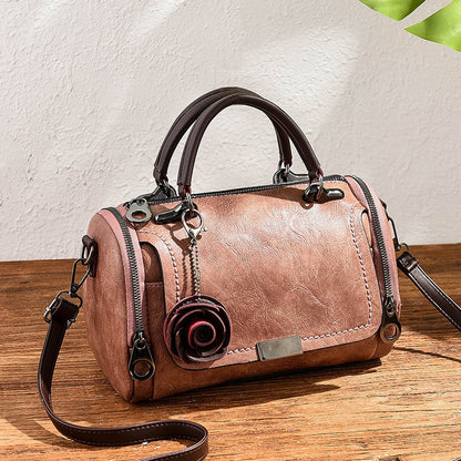 Retro Floral Pillow Shoulder Bag