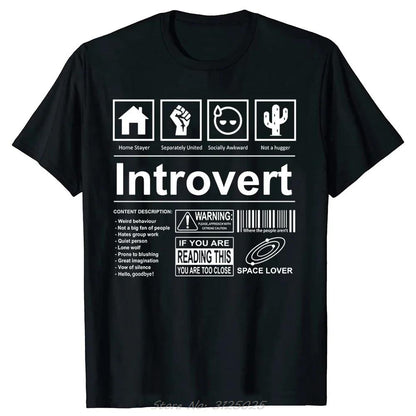 Unisex Style Men's Clothing Oversized T-shirt Humor Quotes F