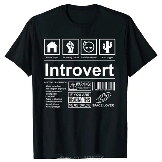 Unisex Style Men's Clothing Oversized T-shirt Humor Quotes F