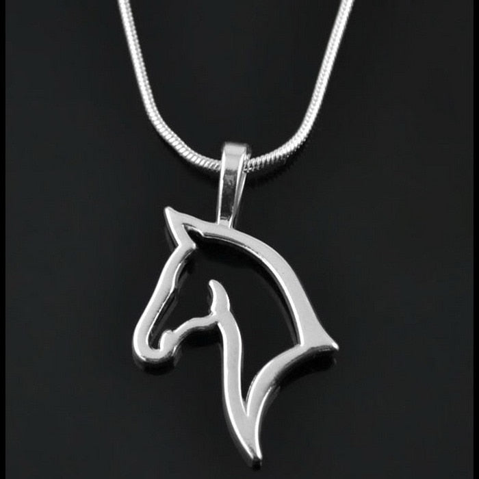 cute animal horse Pendant Necklace For Women fashion dress Clothing Costume Jewelry Accessories