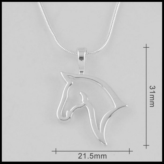 cute animal horse Pendant Necklace For Women fashion dress Clothing Costume Jewelry Accessories