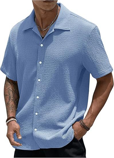 Fashion casual button shirt