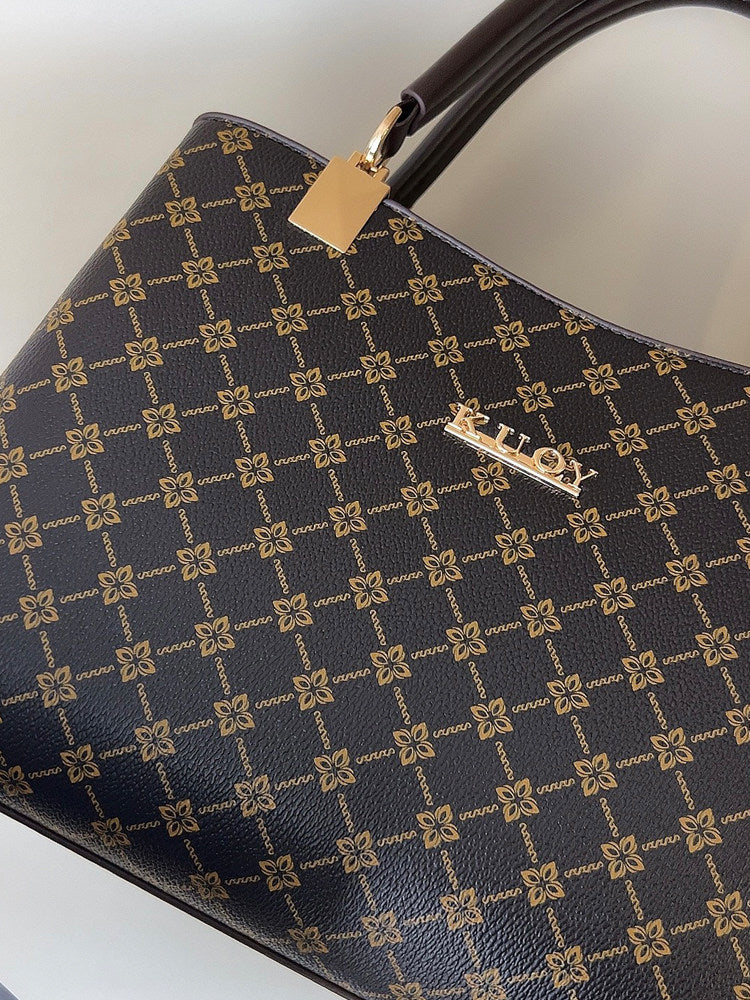 Womens Leather Tote Bag with Adjustable Strap