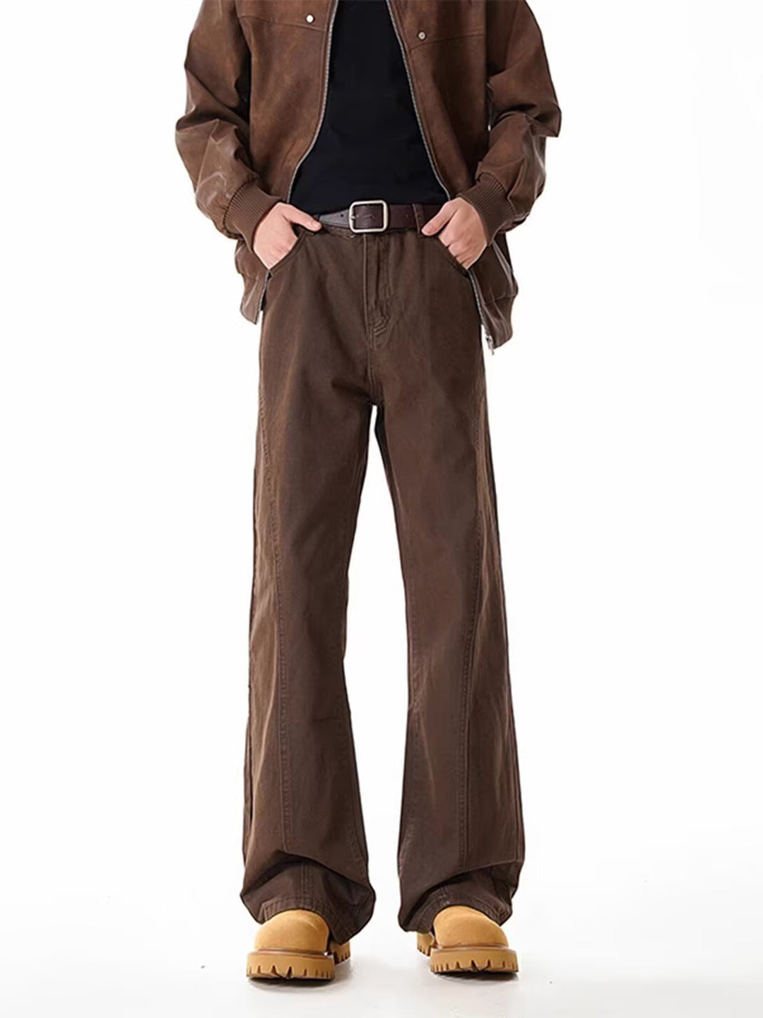 Mens Straight Leg Denim Pants