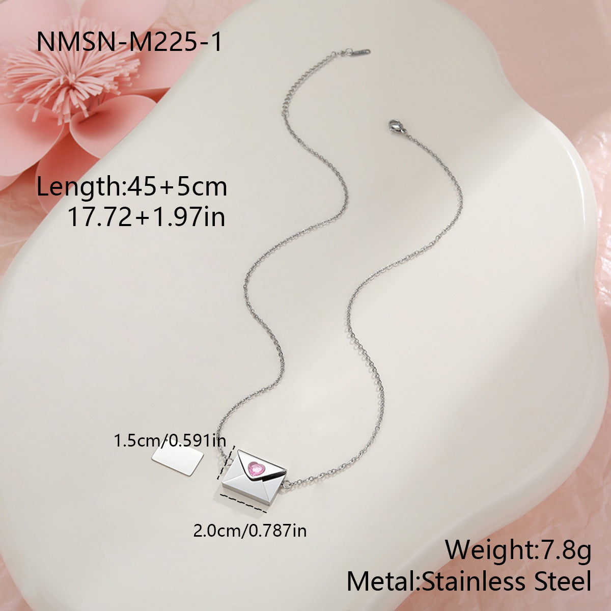 Valentine's Day gift: heart necklace