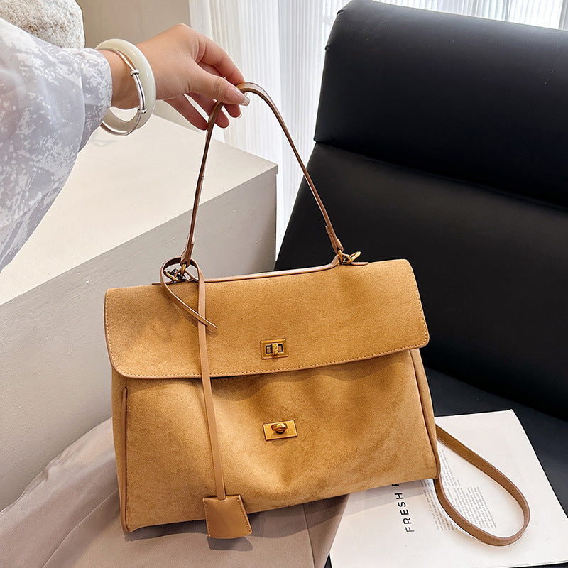 Handheld tote bag, single-shoulder crossbody bag