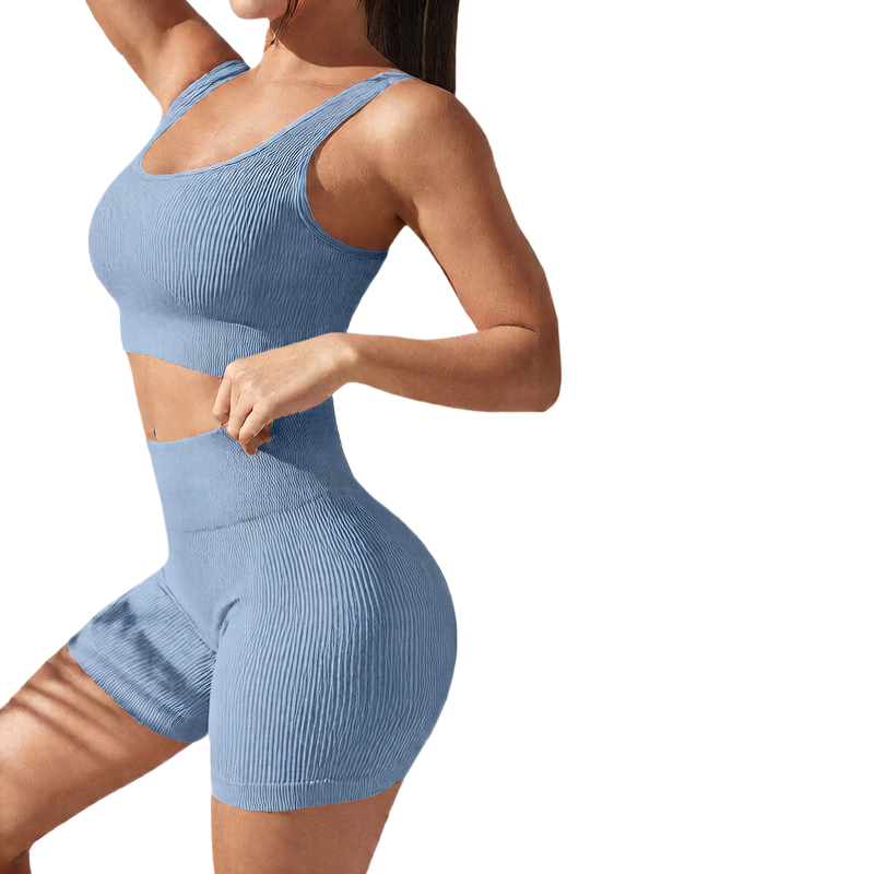 Women's Yoga Sports Set with Built-in Bra