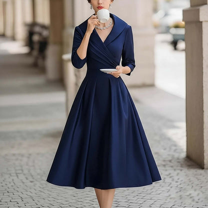 Elegant Slim-Fit Long Dress