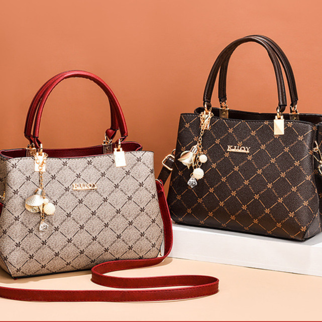 Womens Leather Tote Bag with Adjustable Strap