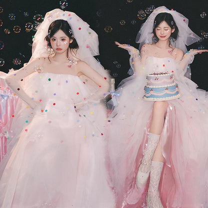 Photo Studio Spring Theme Long Dress
