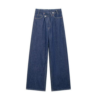 Women's High-Waisted Wide-Leg Jeans