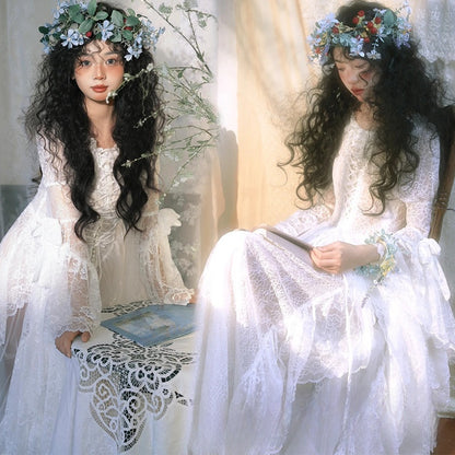 Photo Studio Spring Theme Long Dress