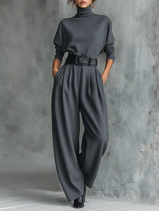 Women's Long Sleeve Shirt and Trousers Set
