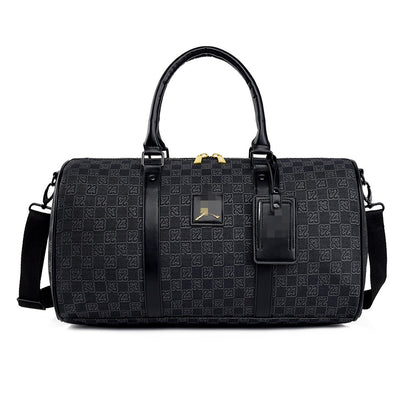 Chessboard diagonal crossbody bag