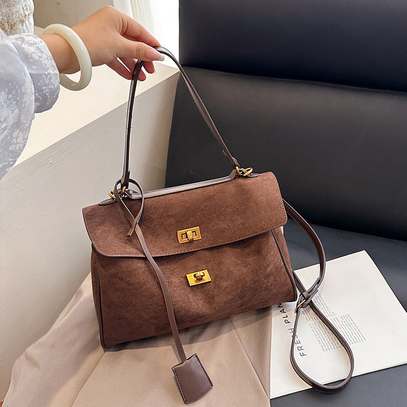Handheld tote bag, single-shoulder crossbody bag