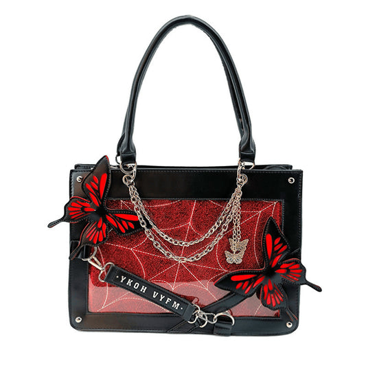Gothic Butterfly Maze Tote Bag