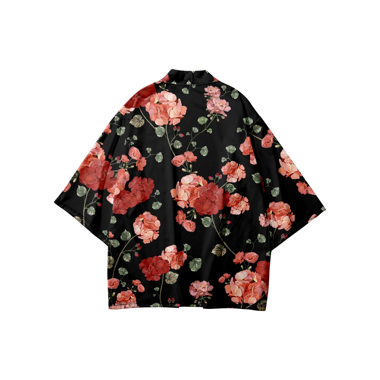Ethnic Print Kimono Cloak Cardigan