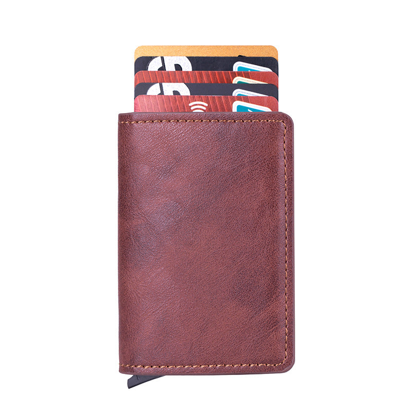 Magnetic RFID Blocking Card Holder Wallet