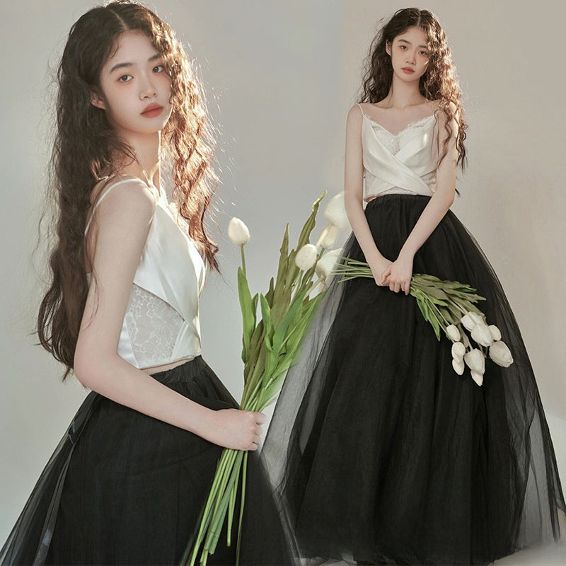 Photo Studio Spring Theme Long Dress