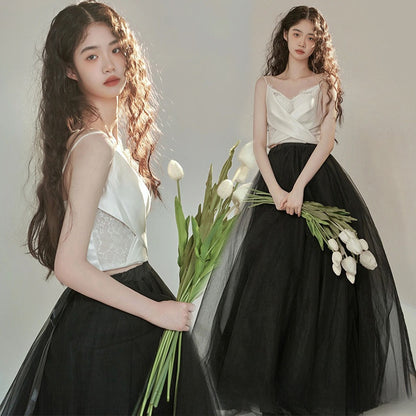 Photo Studio Spring Theme Long Dress