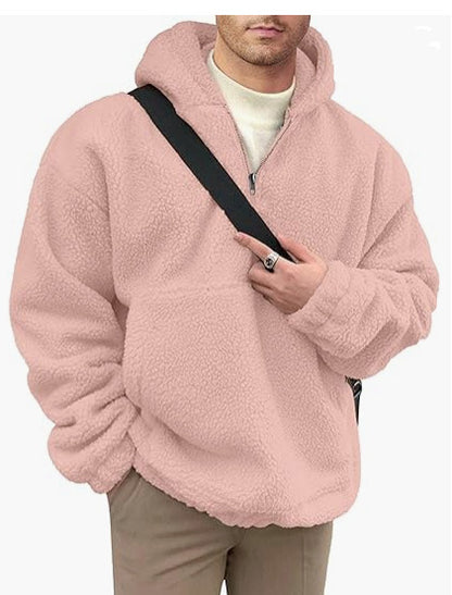 Loose Casual Zipper Hooded Sweatshirts