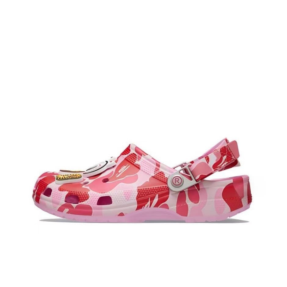 Camouflage dopamine cartoon crocs