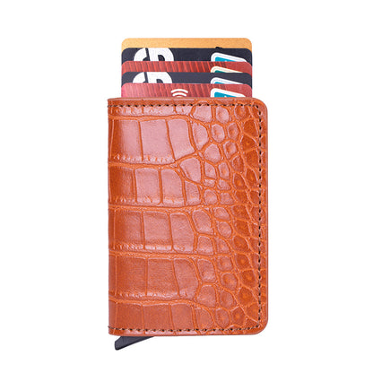 Magnetic RFID Blocking Card Holder Wallet