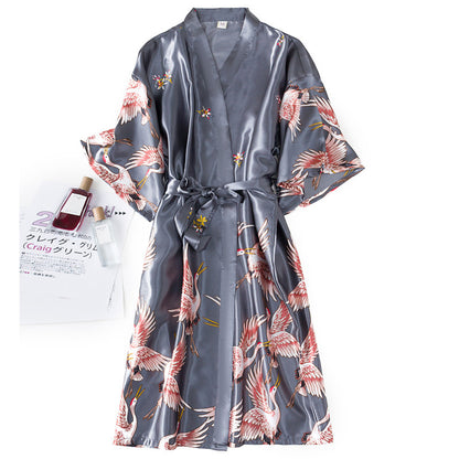 Silk Style Bridal Loungewear Nightgown