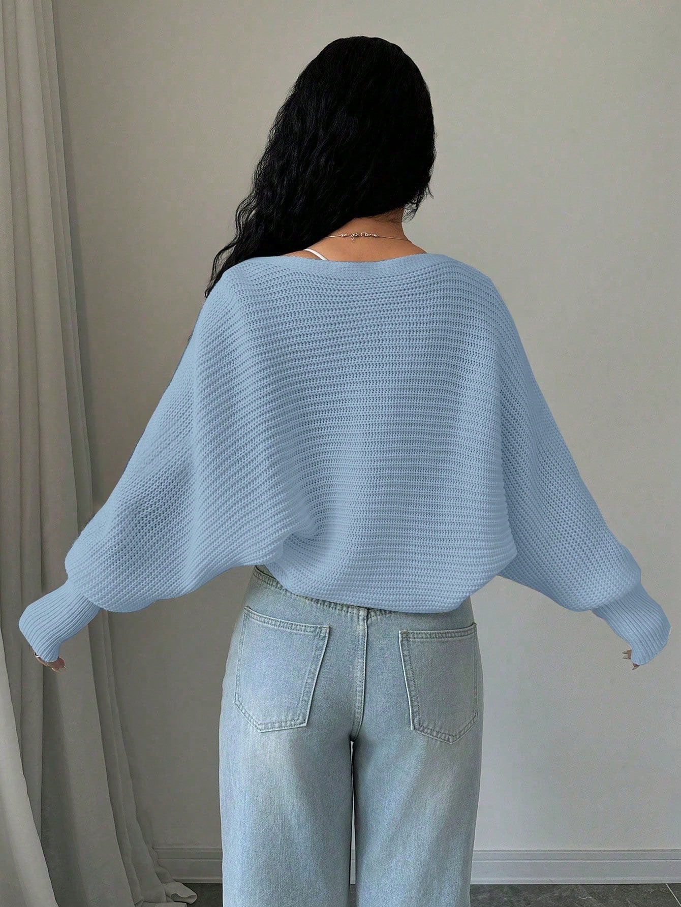 Short top loose cardigan
