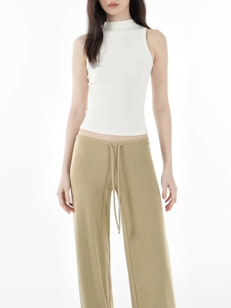 Womens Halter Neck Slim Fit Vest