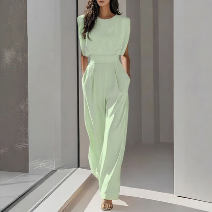 Women's Elegant Sleeveless Jumpsuit