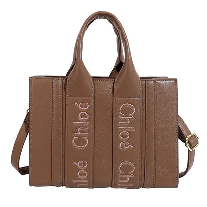Popular letter-shaped tote bag