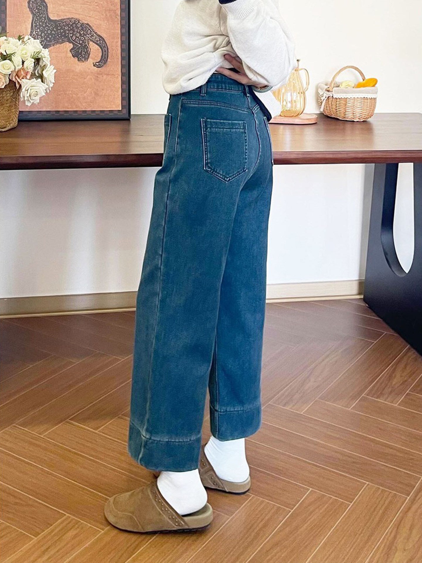 Womens Denim Trousers