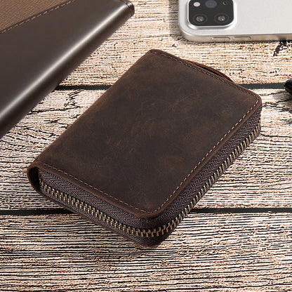 Genuine Leather Multi Card Holder Organizer
