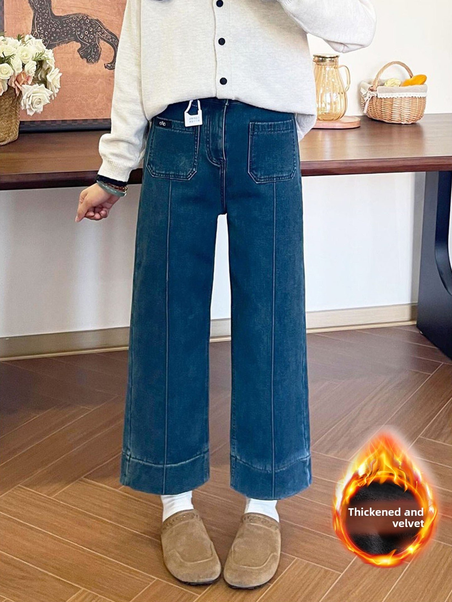 Womens Denim Trousers