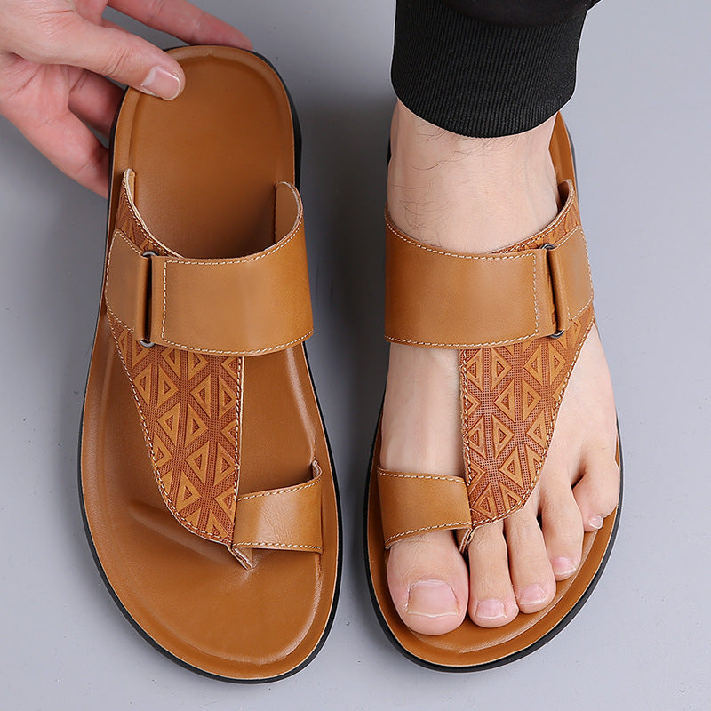 Men's leather sandals