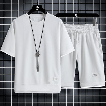 Fake two short-sleeved shorts