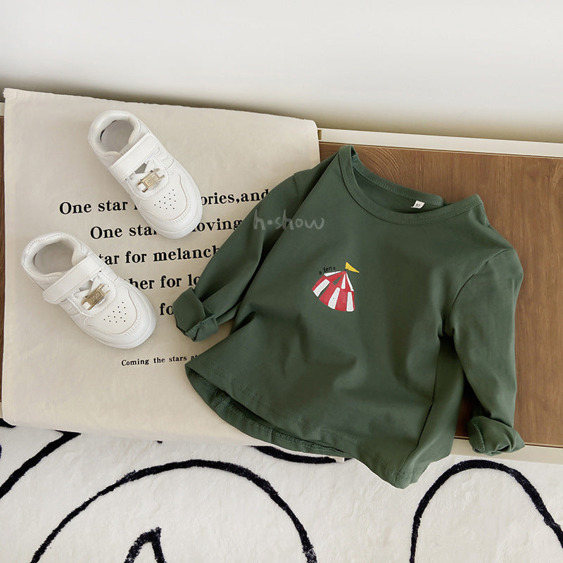 Spring and Autumn Cotton Base Shirt