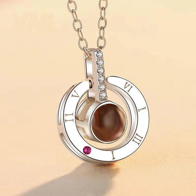 Multilingual Love Message Necklace
