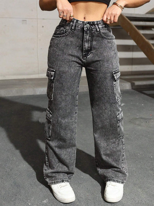 Multi-pocket work pants