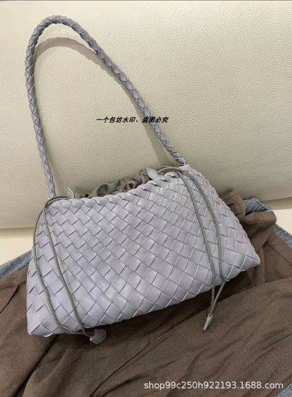 Genuine leather hand-woven bags