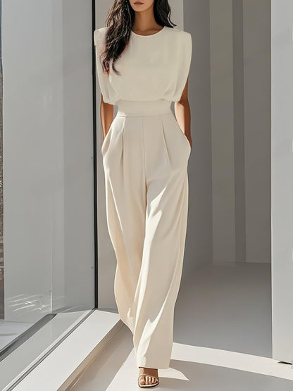 Women's Elegant Sleeveless Jumpsuit