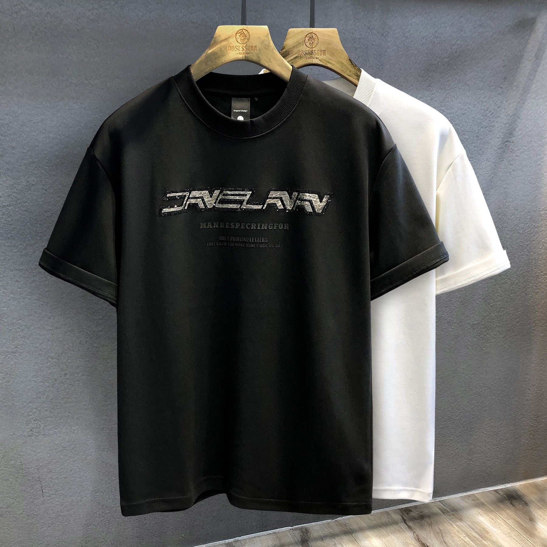 American half-sleeve T-shirt for men