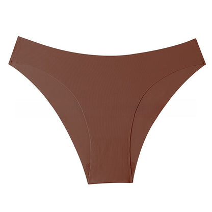 Ice silk seamless breathable low-rise briefs